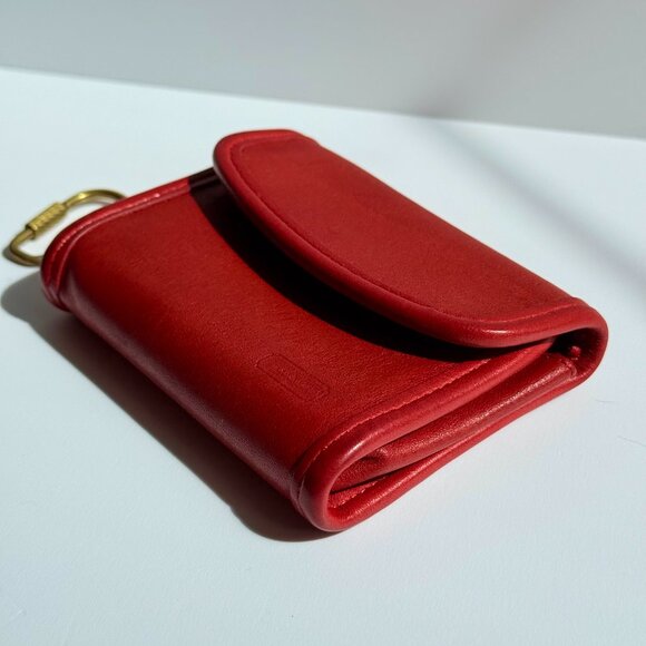 SOLD Vintage Coach Red Multifunction Wallet 7219 - Picture 7 of 14
